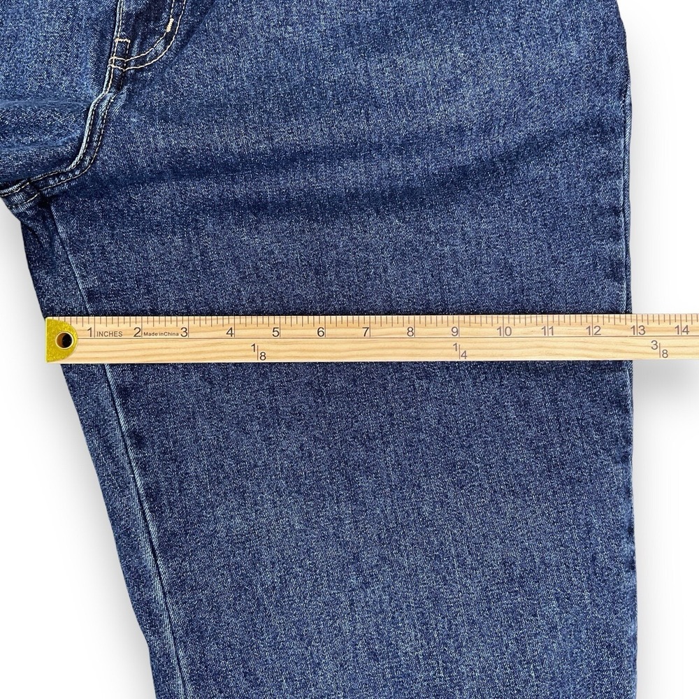 French Dressing Womens 16P 31x29 Blue Vintage High Rise Tapered Jeans Cotton EUC - Picture 14 of 16